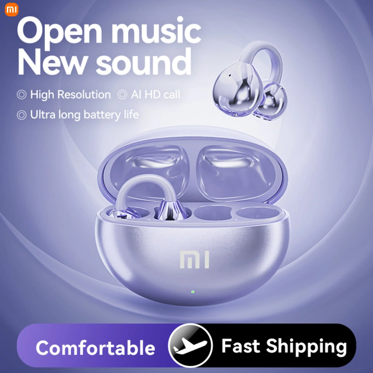 XIAOMI M91 Écouteurs Sans Fil avec Clip d'Oreille - Vivez l'Expérience Audio Ultime!