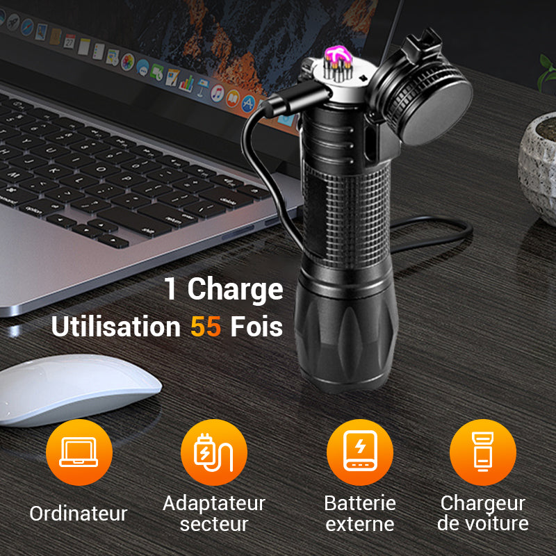 Lumière Forte Multifonction et Rechargeable
